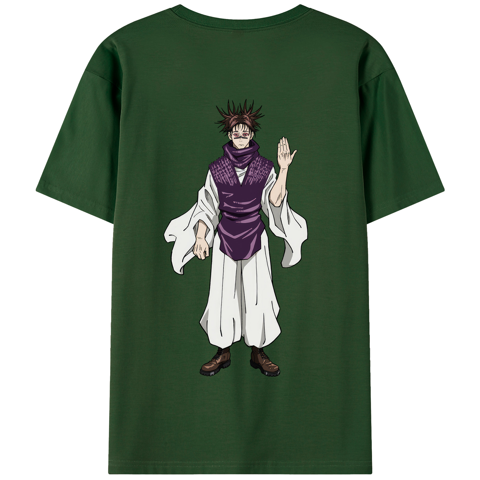 （画像用） 呪術廻戦 Jujutsu Kaisen 綿100％半袖Tシャツ（背面プリント）